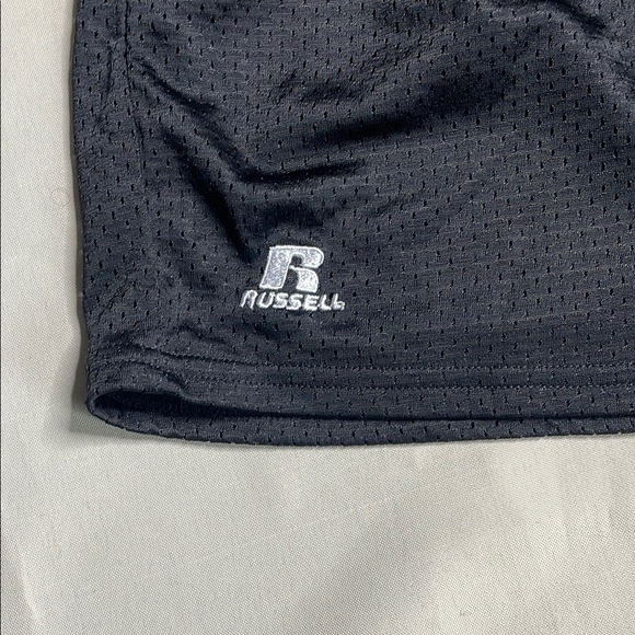 RUSSELL Graphic Browning Black Athletic Shorts - Picture 4 of 8